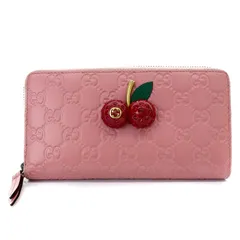 グッチ GUCCI 長財布 グッチシマ チェリー さくらんぼモチーフ