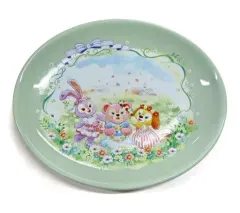 【中古】皿・茶碗 集合 スーベニアプレート 「ダッフィー＆フレンズのスプリング・イン・ブルーム」 東京ディズニーシー限定
