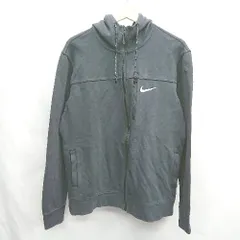 ◇ Θ NIKE ナイキ ジップアップ フード 長袖 パーカー サイズXL ブラック レディース E  【1412260009515】