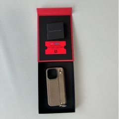 BONAVENTURA スマホケース iPhone 15 Pro ハンドル付き バックカバーケース シュリンクレザー