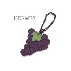 HERMES】エルメス チャーム ラッキー4 四つ葉 クローバー レザー