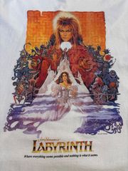 ラヴィリンス　デヴィッドボウイ　ムービーT　映画　迷宮　Movie　ヴィンテージ　Tシャツ
