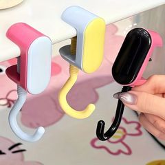 1/4 便利 バッグフック 調節可能 ナット デスクトップ 学校用バッグ 水筒 キーフック 厚さ対応