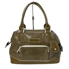 【極美品】LONGCHAMP ロンシャン　ボストンバッグ　レザー　エナメル加工 ほぼ未使用LONGCHAMP ロンシャン フランス製 本革レザー