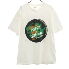 Hanes ヘインズ 半袖 Tシャツ M オフホワイト メンズ 古着