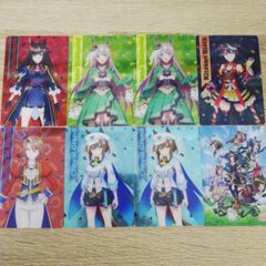 ウマ娘 プリティーダービー メタルカードコレクション　8枚6種　立ち絵セット