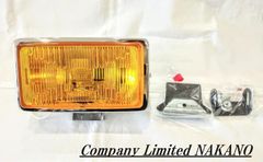 トラック用 小糸 角型 フォグランプ 12V H3 55Ｗ イエロー RHF-141Y 180×100×70ｍｍ