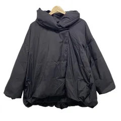 ミズイロインド　ダウンブルゾン　未使用 mizuiro ind ワイドジップダウンブルゾン （テーラード