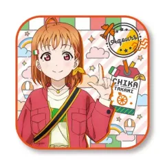 【中古】タオル・手ぬぐい(キャラクター) 高海千歌 「ラブライブ!サンシャイン!! The School Idol Movie Over the Rainbow ミニタオル Hop? Stop? Nonstop! Ver.」