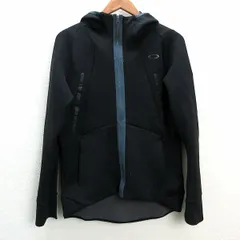 k■オークリー/OAKLEY 461696JP 3rd-G zero WarmFleece Jacket 1.0 フーディジャケット【M】黒/MENS■157【中古】