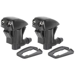 uxcell ウインドスクリーンウォッシャーノズル CL5644 ノズルジェットスプレー ダブルホール 2000-2011 Toyotaに対応 Sienna Solara Corolla Tundra用 2個