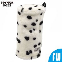 HANSA ゴルフ FW用 ダルメシアン TUBE型 フェアウェイウッド用  ヘッドカバー BH8599 ぬいぐるみ ハンサ 動物 犬 猫 リアル  おしゃれ かわいい クラブ キャラクター 高級 セット おすすめ クラブカバー チューブ 101匹わんちゃん