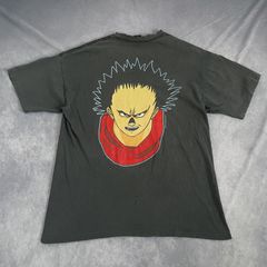 90s AKIRA アキラ フェード Tシャツ ヴィンテージ ビンテージ オールド プロモ ムービー アニメ アート バンド レギュラー アキラ レイン パルプフィクション アナーキック ストリート もののけ姫 映画 企業 古着 y2K