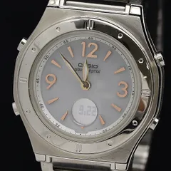  稼働 カシオ ウェーブセプター LWA-M141 電波ソーラー ホワイト文字盤 ボーイズ/メンズ腕時計 2000000 NSK SMZ