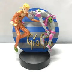 【中古】バンプレスト ジョルノ・ジョバァーナ＆ゴールド・エクスペリエンス ジョジョの奇妙な冒険 第五部 黄金の風 A賞[15]