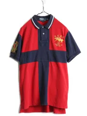 【お得なクーポン配布中!】 ダブルポニー ポロ ラルフローレン 鹿の子 半袖ポロシャツ L カスタムフィット