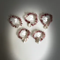 ストロベリークォーツのブレスレット