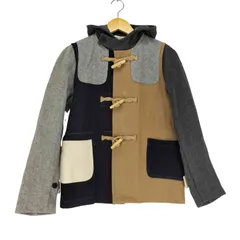 ビームスボーイ BEAMS BOY クレイジーパターン ショートダッフルコート MADE IN USA レディース 表記無 