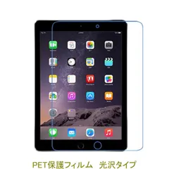 iPad 第5世代 2017年 iPad 第6世代 2018年 iPad Air Air2 9.7インチ 2013年 2014年 【PET素材】 液晶保護フィルム 高光沢 クリア F769