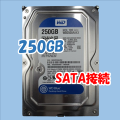 【中古動作品】Western Digital 3.5インチHDD SATA(Serial ATA) 250GB WD2500AAKX-19U6AA0