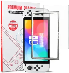 I628 Switch 有機ELモデル4枚セット スイッチカバー ガラスフィルム