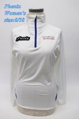 Phenix フェニックス レディース ジップアップシャツ 8/38 ホワイト EU762LS80 スポーツ 長袖トップス R2505-074 Phenix フェニックス レディース ジップアップシャツ 8/38