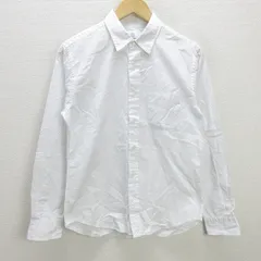 G■ユナイテッドアローズ/UNITED ARROWS B＆Y 長袖シャツ/ドット柄【M】白/men's/96【中古】■