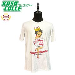 【BETTY BOOP】ベティブープ "Queen of Hearts" 90's Vintage Tシャツ L
