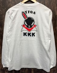 T.F.O.A 武装戦線・K K K・デスラビット・ロングTシャツ・白