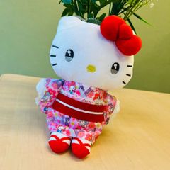 サンリオ　ハローキティビッグポーチ　和柄日和