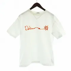 ディオールオム Dior HOMME トラヴィススコット Travis Scott 22AW Tシャツカットソー 半袖 カクタスジャック ロゴ 刺繍 クルーネック XS 白 ホワイト 283J685C0554 ■GY19 /MQのサムネイル