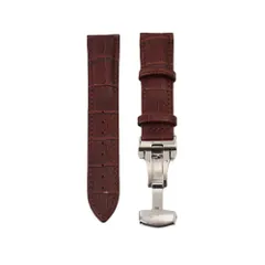 ☆ ブラウン ☆ 22mm ☆ 腕時計 ベルト一式 腕時計 交換 バンド 時計 ベルト 交換ベルト 交換バンド 交換用ベルト Dバックル 時計ベルト 時計バンド 腕時計用ベルト 腕時計用バンド 革ベルト 皮ベルト 交換用 替えベルト レザーベルト 革 レザー