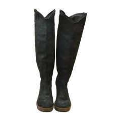 カレンリップス KAREN LIPPS スウェード ブーツ ブラック レディース s_z F-LSHOE4237