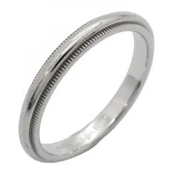 ティファニーウエディングバンドリング　19号　新品仕上げ　無傷未使用に近い ティファニー フォーエバー ウェディング バンドリング│Tiffany &amp