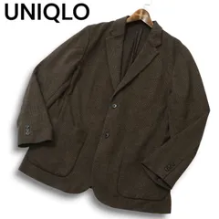 UNIQLO ユニクロ 秋冬★ グレンチェック コンフォート ジャージー ジャケット Sz.XL メンズ 大きいサイズ