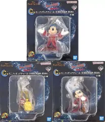 【中古】キーホルダー 全3種セット ミニフィギュアチャーム ＜FANTASIA 85th＞ 「一番くじ ディズニー ファンタジア 85th Anniversary Memories of＜Mickey＞」 C賞