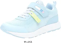 スニーカー 運動会 マジック ベルクロ 女の子用 ムーンスター スーパースター ラブラッシュ LUVRUSH 2E キッズ ジュニア 子供 運動靴 tmlv1106 サックス 20.5cm