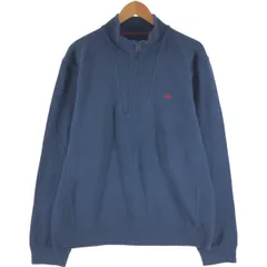 古着 ブルックスブラザーズ Brooks Brothers コットンニットハーフジップセーター メンズL相当/eaa489046