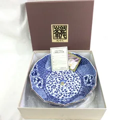 大判皿　龍峰　白×青　新品 2025年最新】龍峰窯の染付陶磁器｜趣ある伊万里・有田の美品が