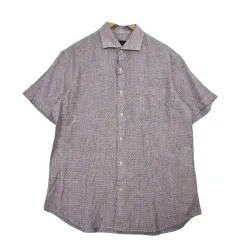 LANVIN LANVIN(ランバン) パターン シャツ UNI L リネン 100 %
