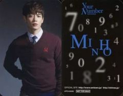 【中古】コレクションカード(男性) SHINee/MINHO(ミンホ)/CD「Your Number」特典トレカ