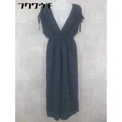 ◇ Another Edition UNITED ARROWS 水玉 ドット ノースリーブ オールインワン サイズS ネイビー系 レディース 【中古】 【1002802126727】のサムネイル