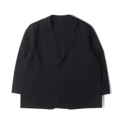 Graphpaper グラフペーパー ジャケット サイズ:2 / 23AW コンパクト ポンチ 2B テーラード ジャケット (Compact Ponte Jacket GM233-20176B) / ブラック 黒 / アウター ブレザー 上着 / 日本製のサムネイル