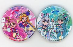 プリパラ まるくじ オンラインくじ 缶バッジ レオナ ドロシー セット