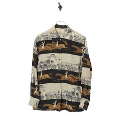 VINTAGE PRINTED SHIRT/M