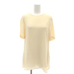 エンポリオアルマーニ EMPORIO ARMANI シルク混半袖トップス ブラウス 40 XL クリーム色 /AT ■OSのサムネイル