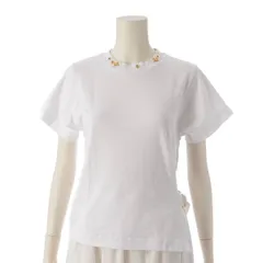 【ルイヴィトン】Louis Vuitton　サイドストラップ モノグラムモチーフ コットン Tシャツ ホワイト XS 【中古】【鑑定済・正規品保証】189939のサムネイル