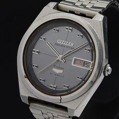Citizen Automatic Watch 4-520777K Seven Star Deluxe Day-Date 21 Jewels Round Silver-Gray Dial Men's Watch STU