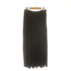 ATON エイトン　SLOW WOOL RIB フレアスカート　ウール　プリーツ ATON エイトン SLOW WOOL RIB フレアスカート ウール プリーツ