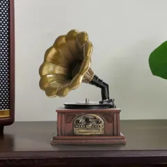 アンティーク蓄音機 オブジェ 置物 レストアベース アンティーク蓄音機 オブジェ 置物 レストアベース